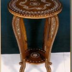 Bone inlaid Planter Table