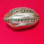 Golden Decorated Coconut Shagun Nariyal(Coconut2)