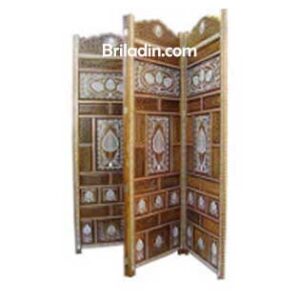 Screen Room Divider Double Sides Inlay