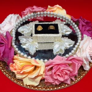 Decorative Engagement Ring Tray Floral