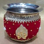 Decorated Gadvi Maroon Lota for Wedding Ceremony - Gadvi11